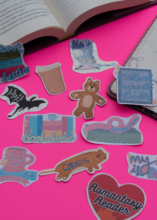 Holographic Iced Coffee Sticker