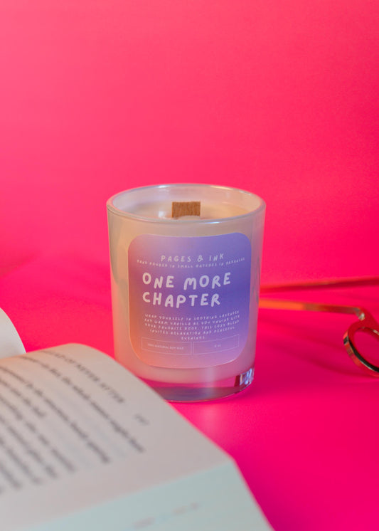 One More Chapter: Lavender & Vanilla Candle