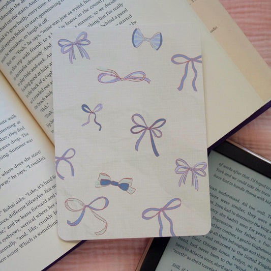 Watercolor Blue Bows Kindle Case Insert