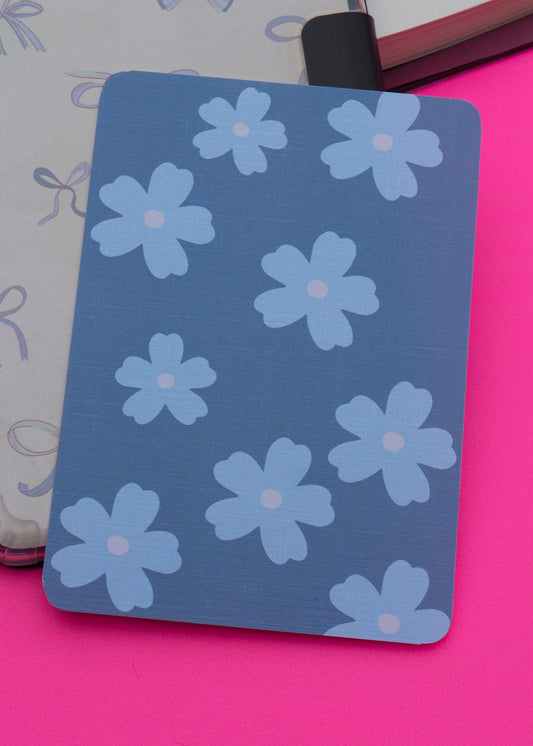 Light Blue Flowers Kindle Case Insert