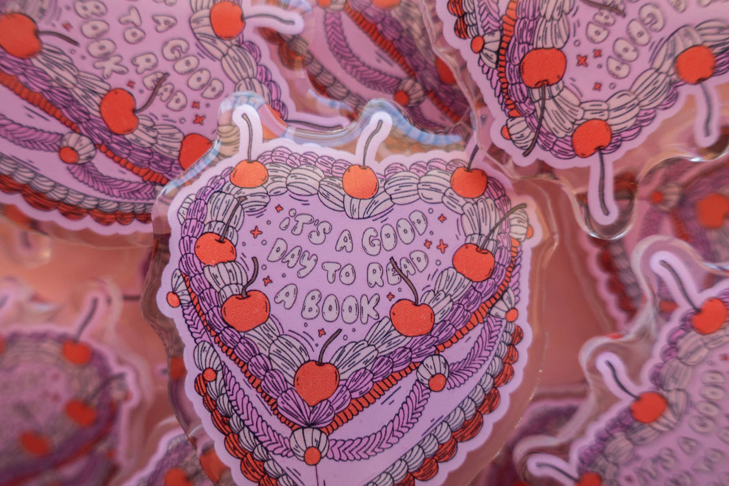 "A Good Day To Read" Kindle Grip