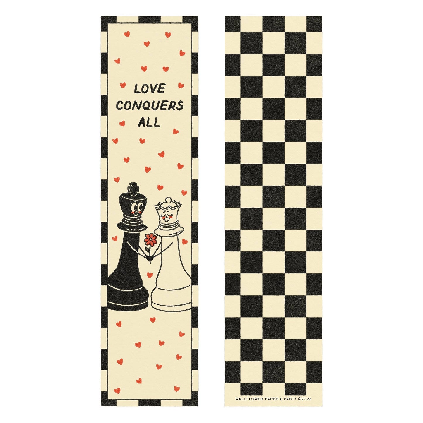 Chess Love Bookmark