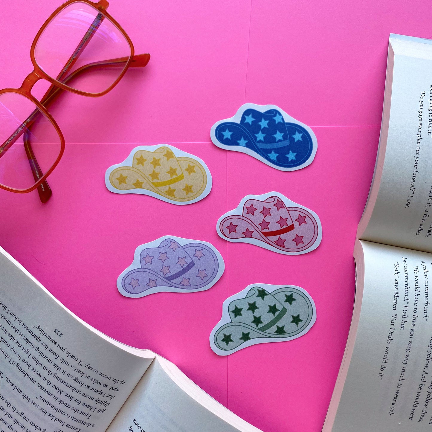 Holographic Cowboy Romance Sticker