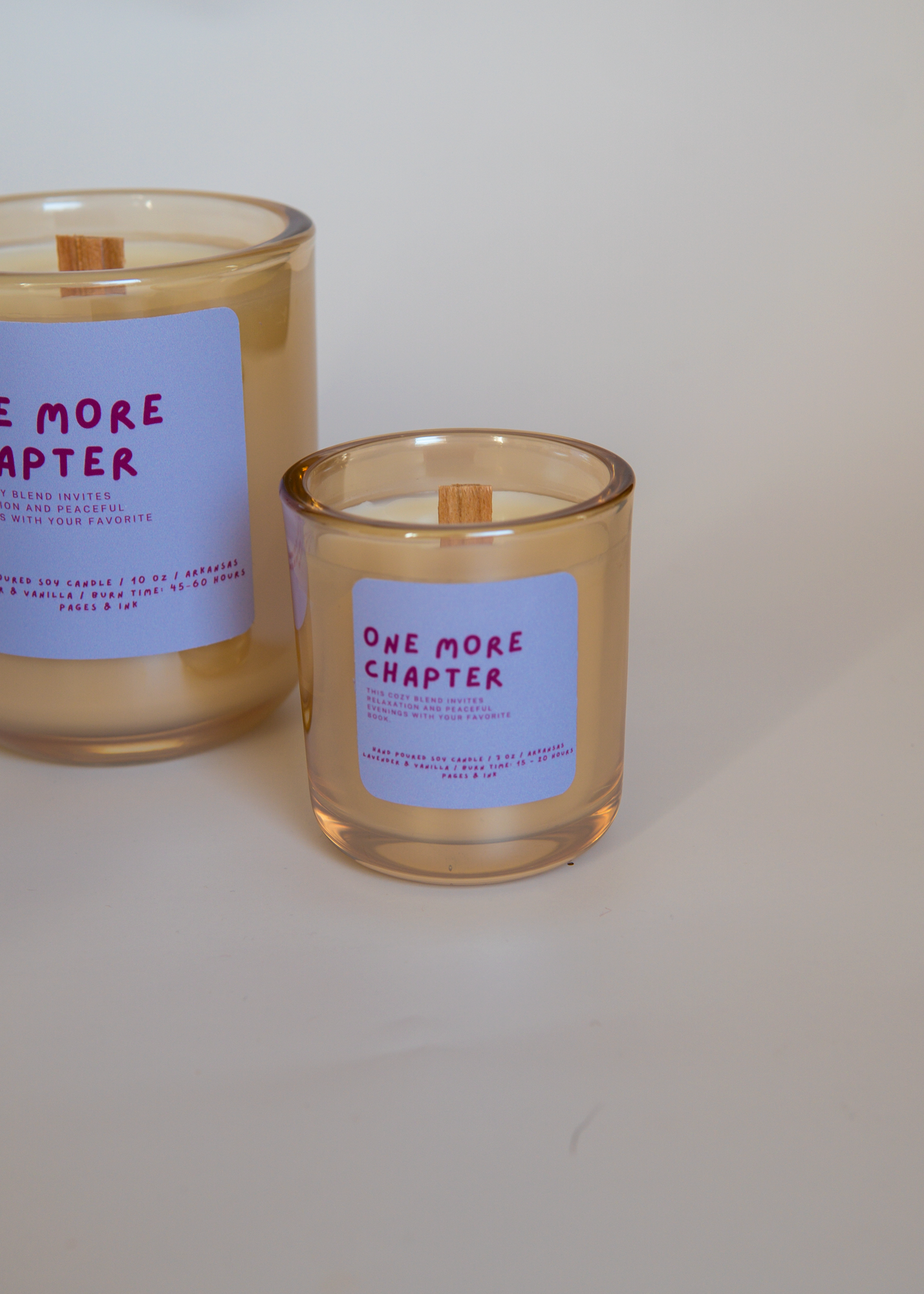 One More Chapter: Lavender & Vanilla Candle