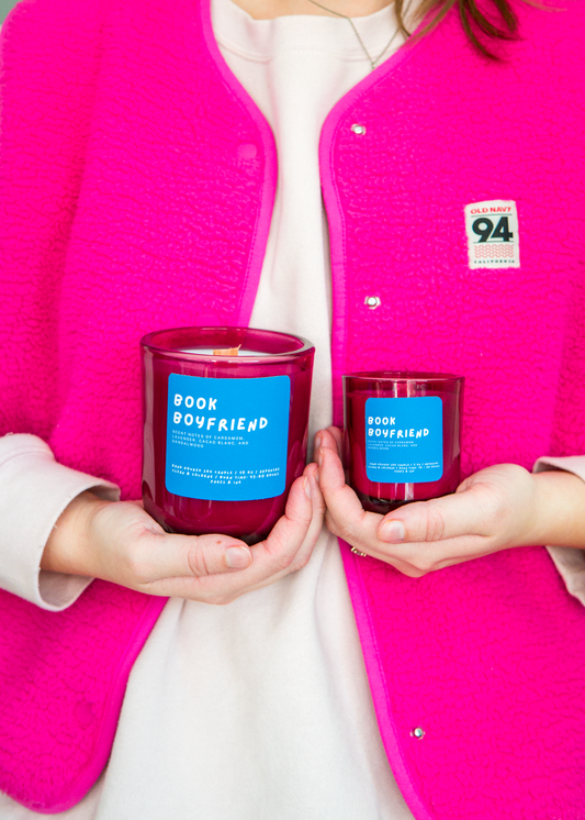 Book Boyfriend: Sandalwood Candle