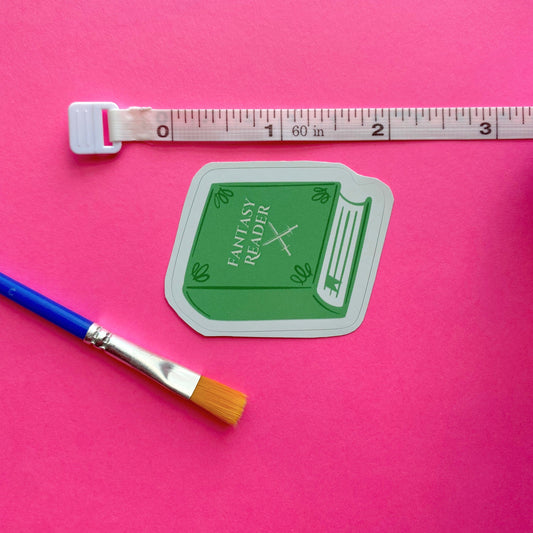 Fantasy Reader Sticker