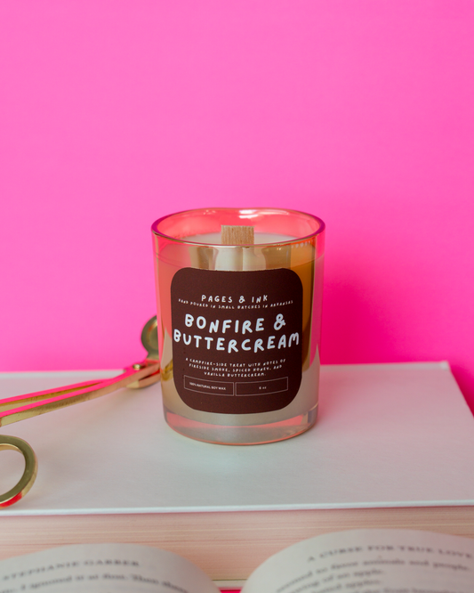 Bonfire & Buttercream: Fireside & Frosting Candle