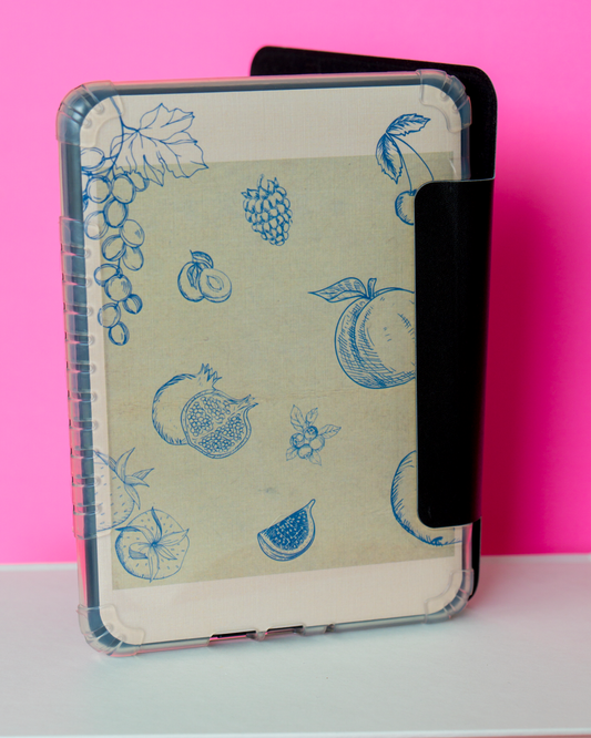 Blue Fruit Sketch Kindle Case Insert