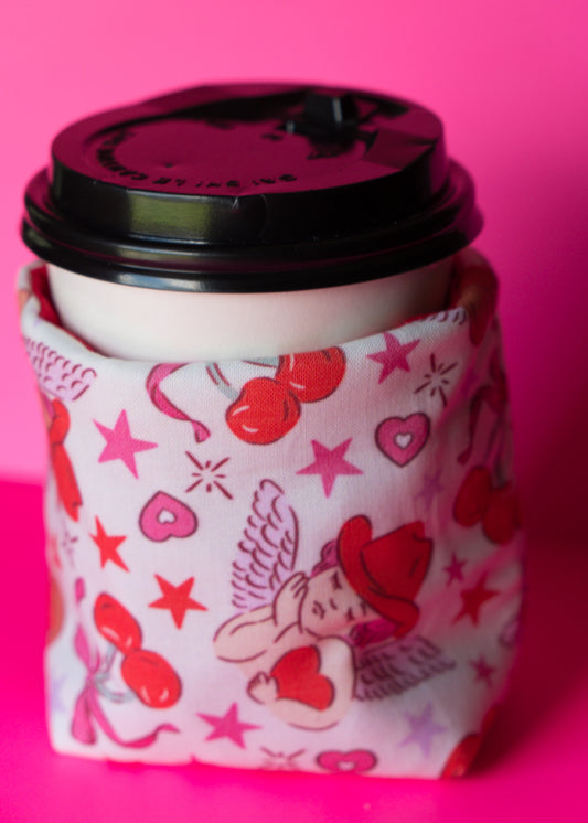 Cowboy Cupid Coffee Cozy