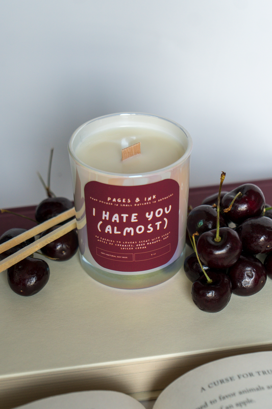 I Hate You (Almost): Cherry & Brandy Candle