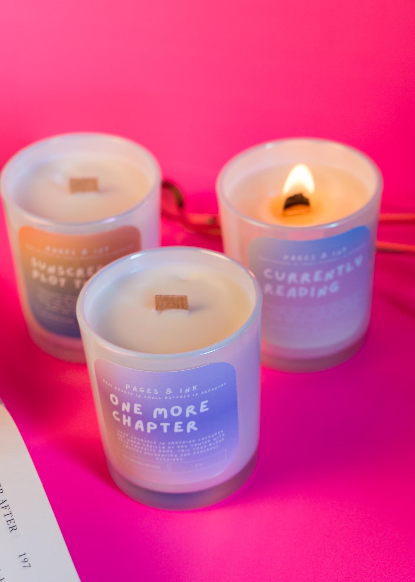 One More Chapter: Lavender & Vanilla Candle