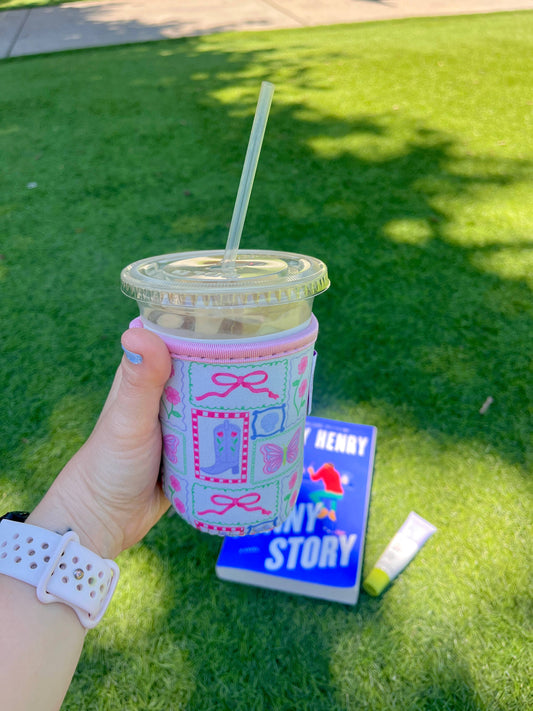 Coastal Cowgirl Cutie Iced Coffee/Drink Sleeve