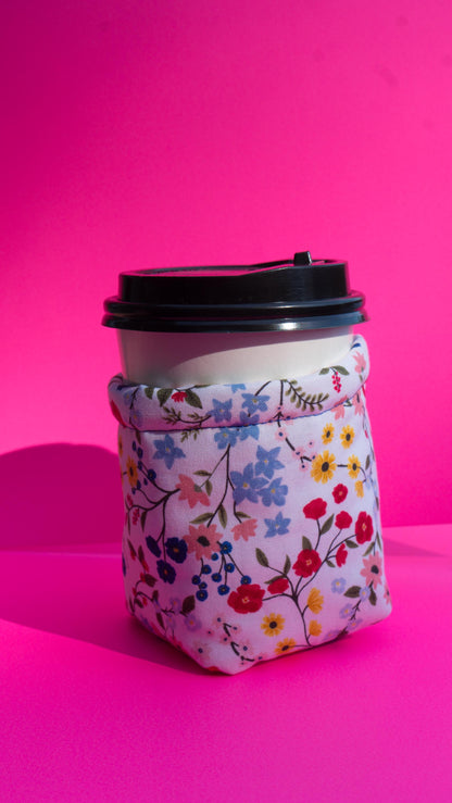 Hand-Sewn Quilted Coffee Cozy