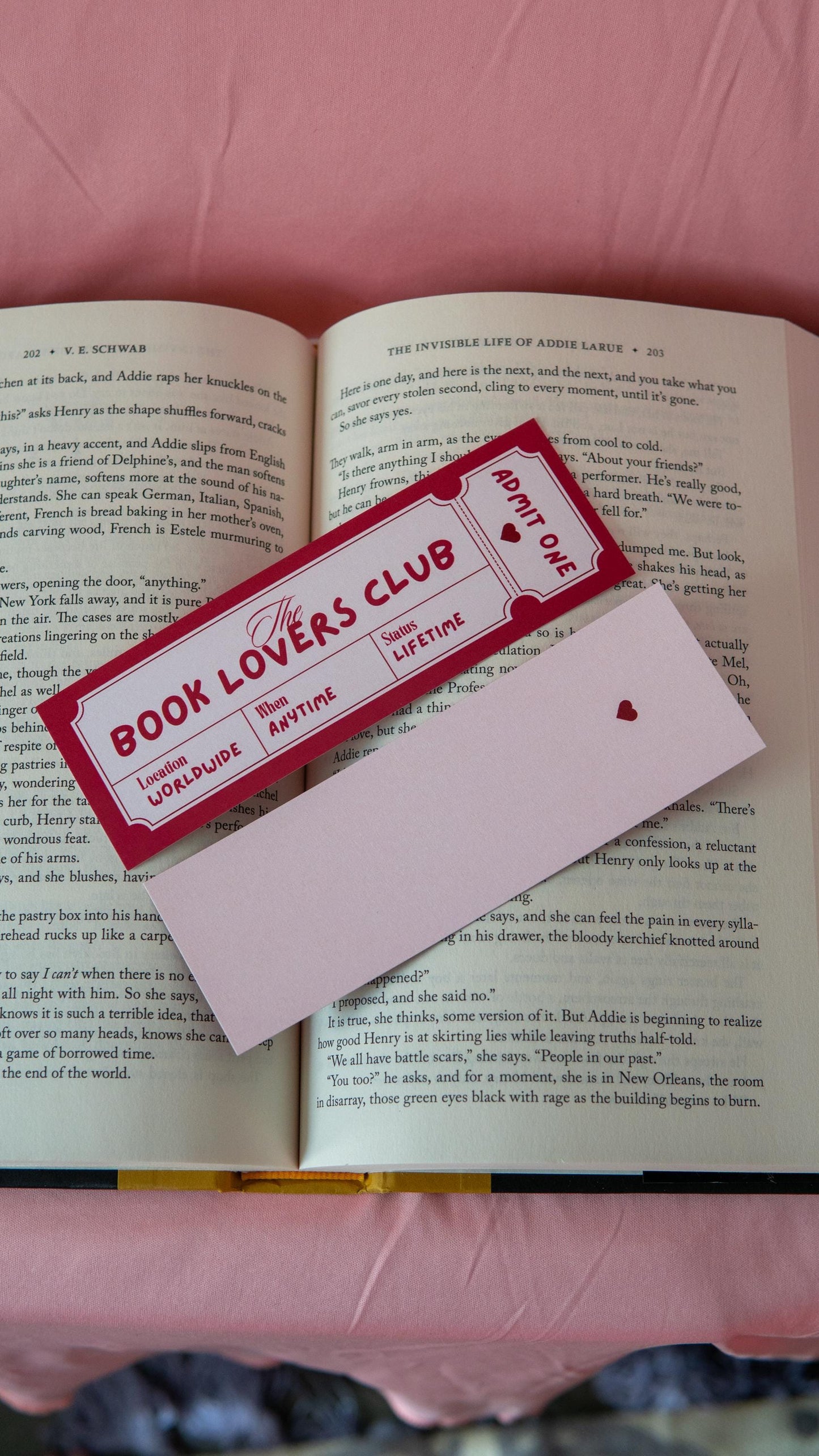 Book Lover Club Bookmark