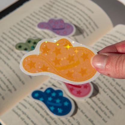 Holographic Cowboy Romance Sticker