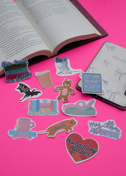 Bookworm Sticker