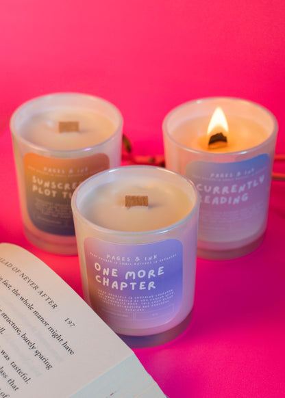 Currently Reading: Lemon & Green Tea Candle