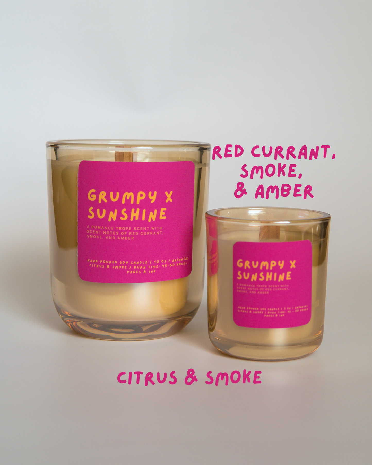 Grumpy x Sunshine: Citrus & Smoke Candle