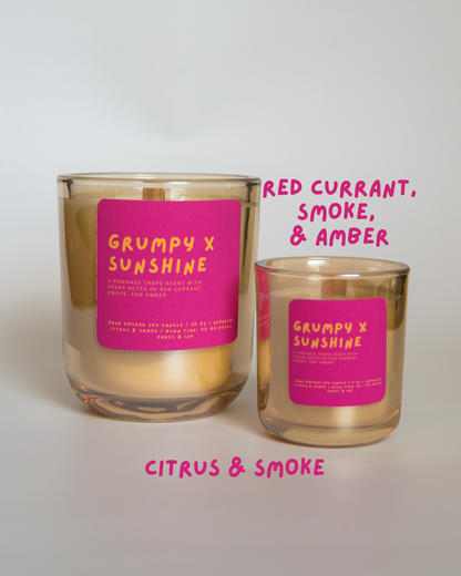 Grumpy x Sunshine: Citrus & Smoke Candle