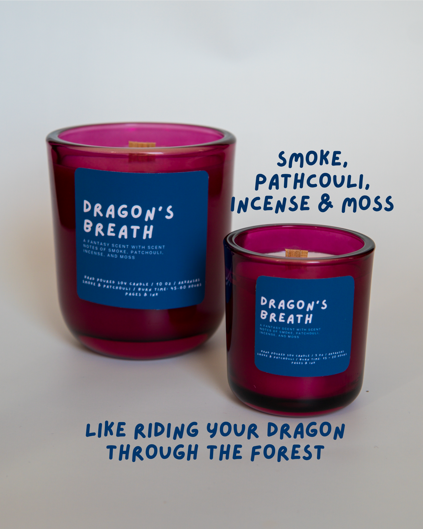 Dragon's Breath: Patchouli & Incense Candle