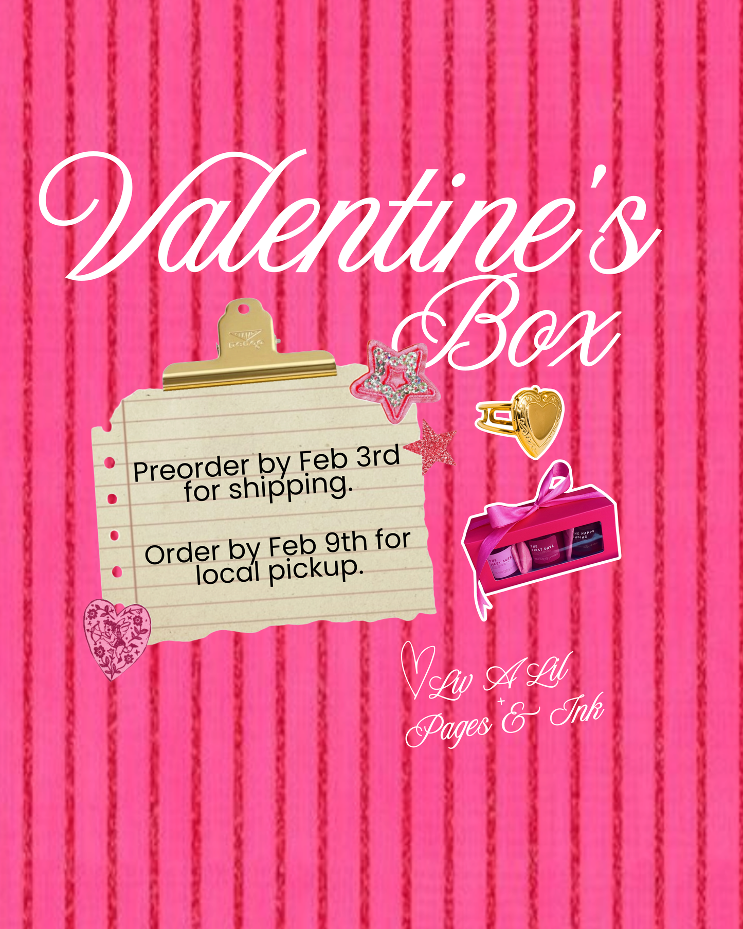 Gift Box: Pages & Ink + Liv A Lil Collab