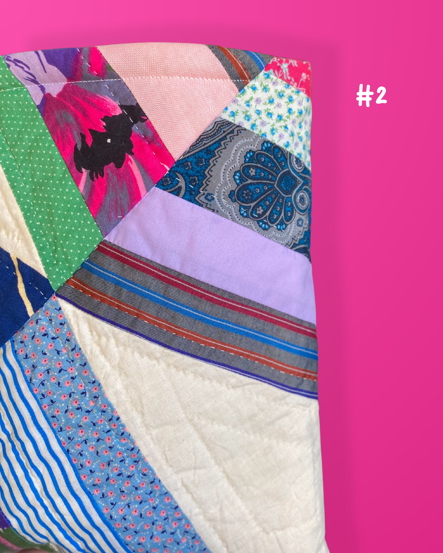 Upcycled Quilt Book Sleeve - One of a Kind