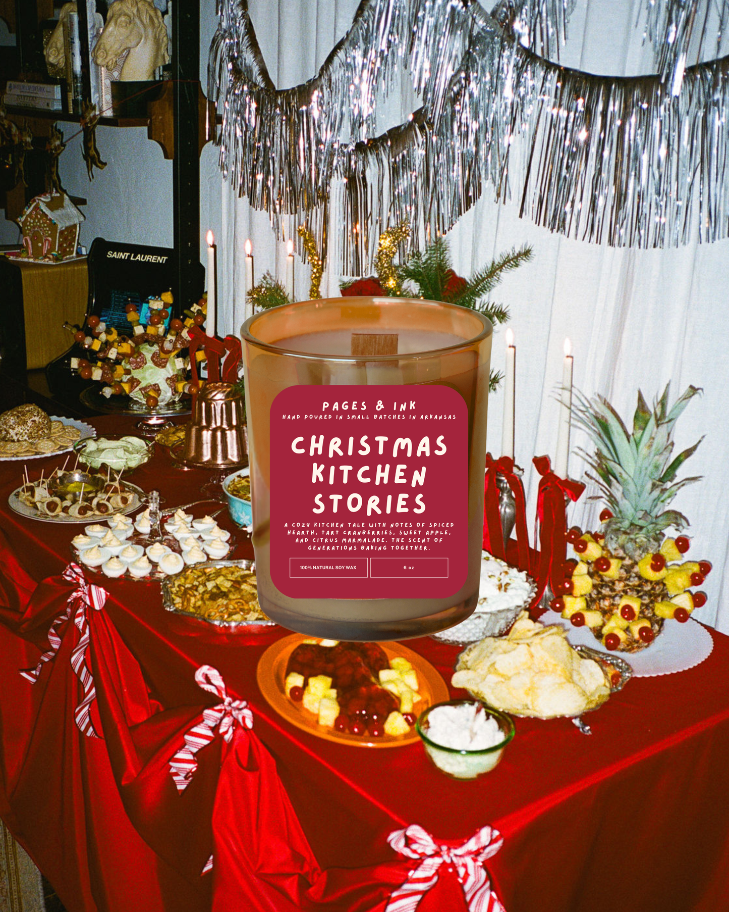 Christmas Kitchen Stories: Apple & Cranberry Candle