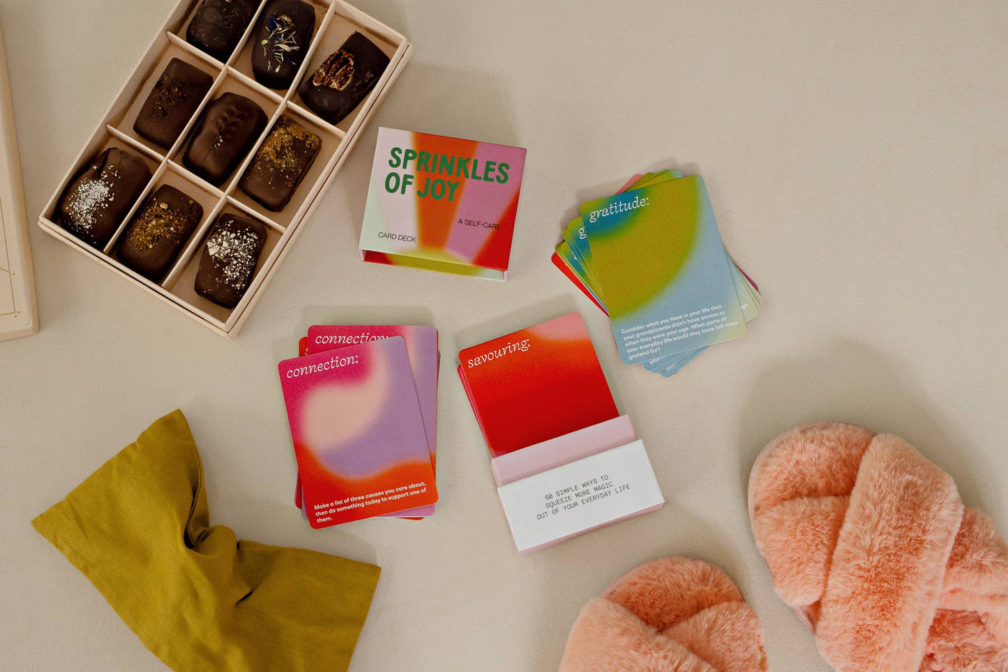 Sprinkles of Joy: 50 Card Deck -Travel Size