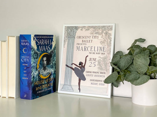 Crescent Ballet Art Print