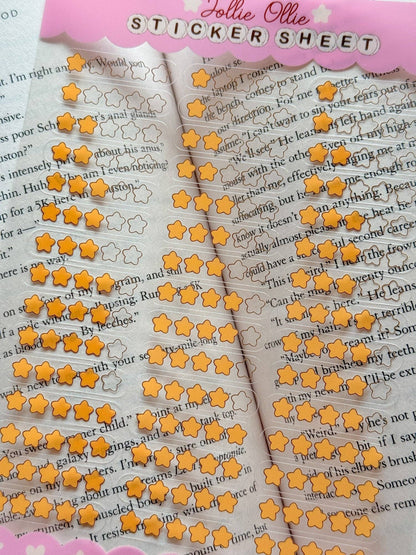 Rating Sticker Sheets (CLEAR)