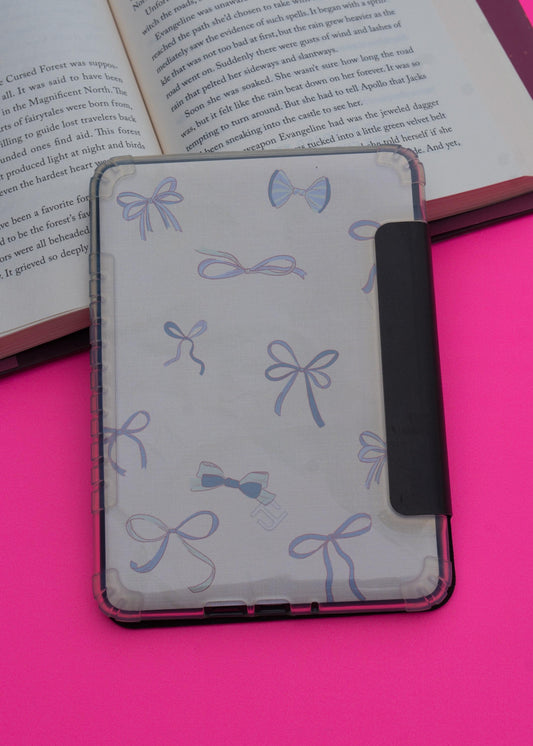 Watercolor Blue Bows Kindle Case Insert