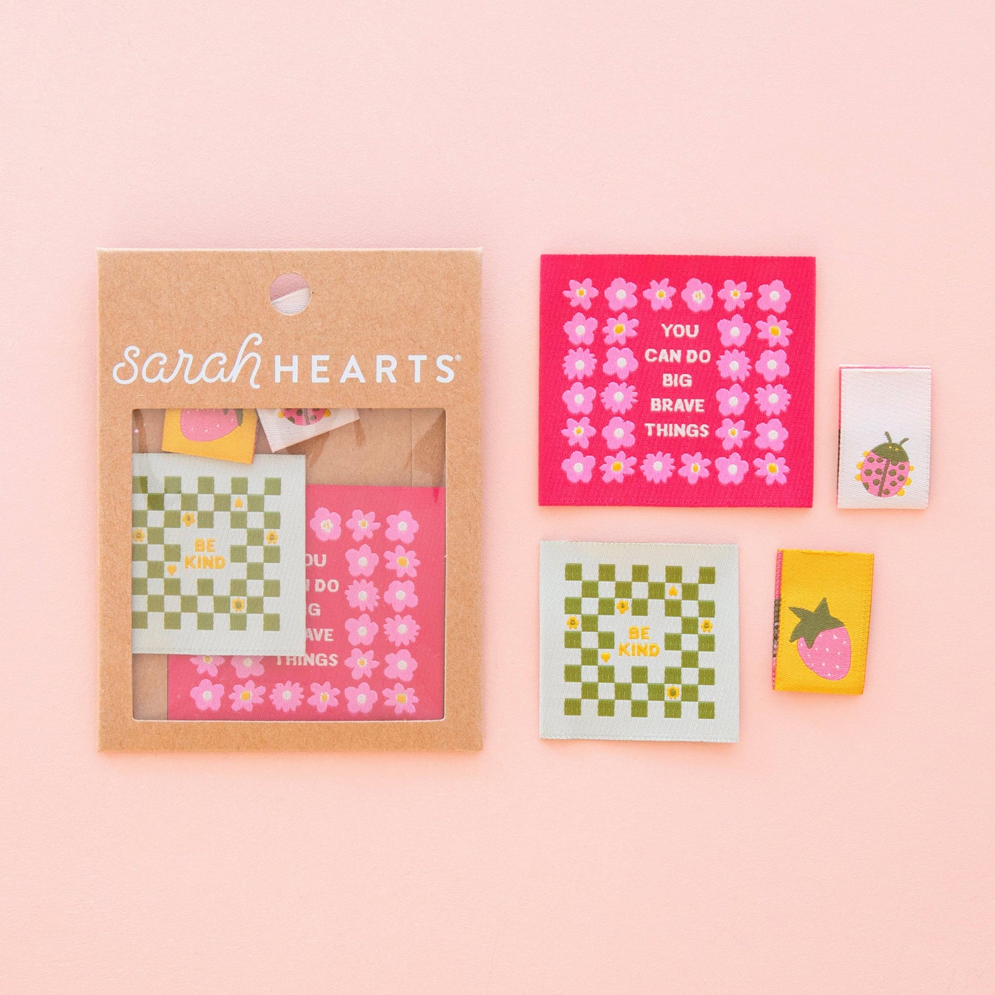 Joyful June Multipack Woven Sewing Labels