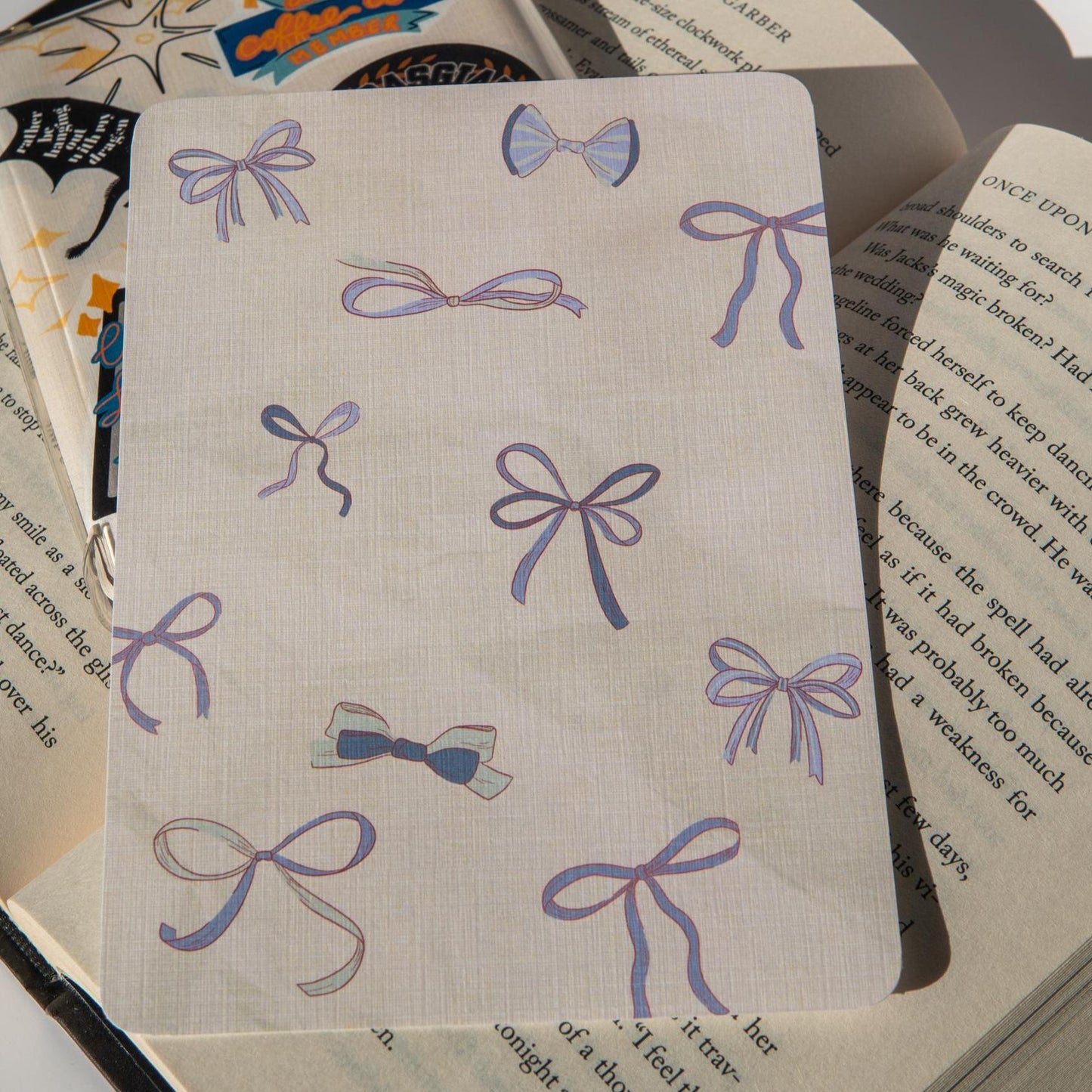 Watercolor Blue Bows Kindle Case Insert