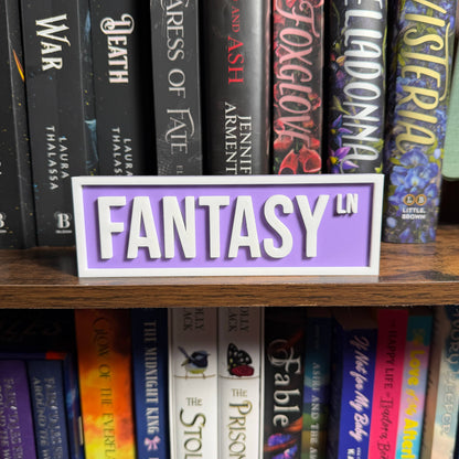 Fantasy Street Sign | Bookshelf Decor