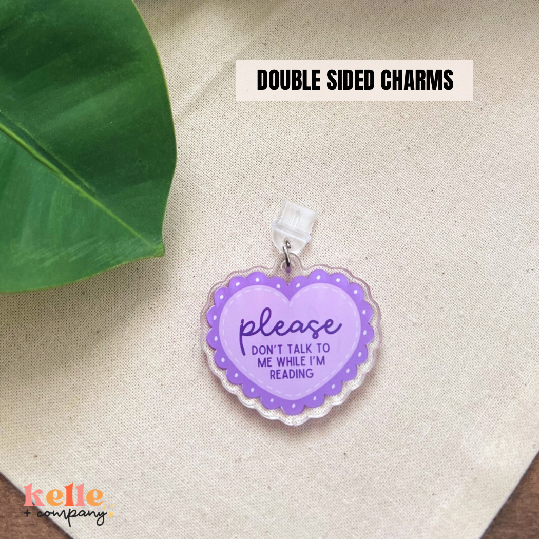 I’m Reading E-Reader Charm