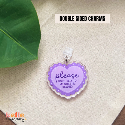 I’m Reading E-Reader Charm