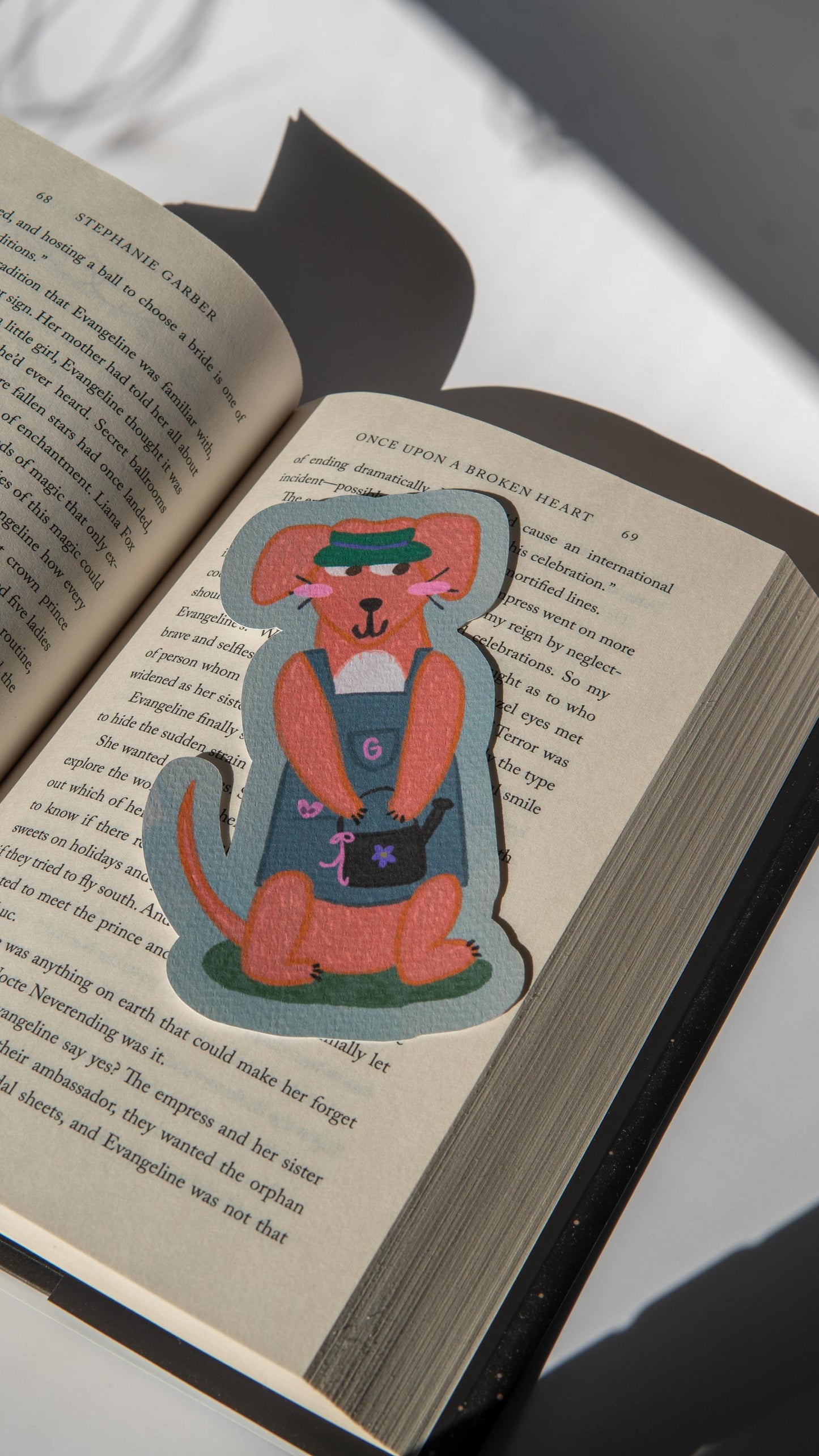 Gardening Dog Bookmark