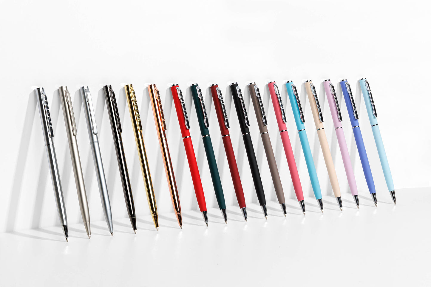 Tube of 12 Palermo pens - Black and Gold