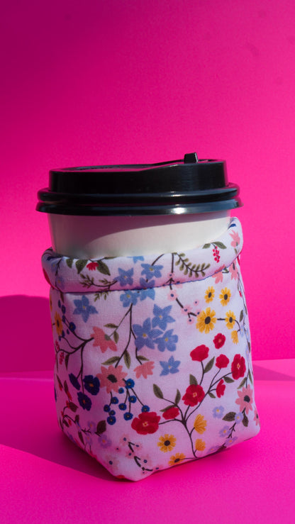 Hand-Sewn Quilted Coffee Cozy