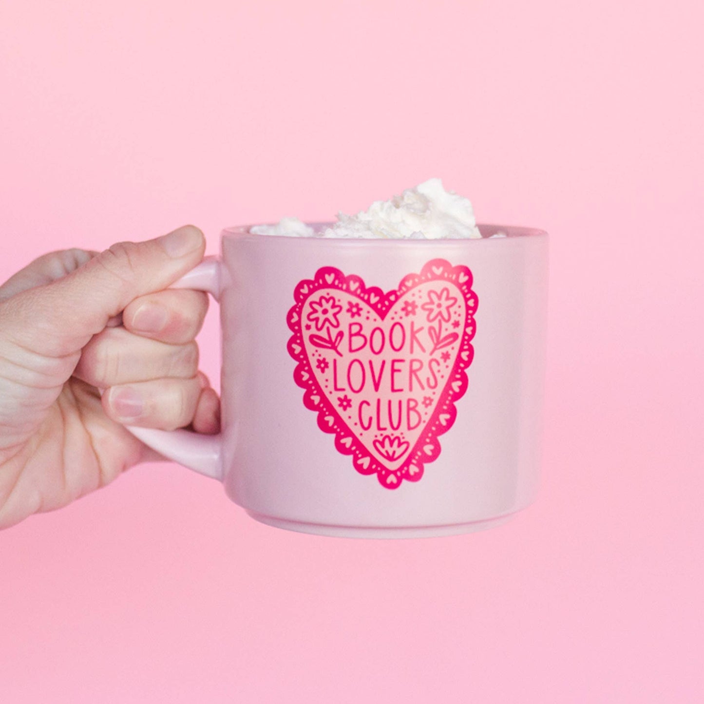 Book Lovers Club Large Ceramic Mug