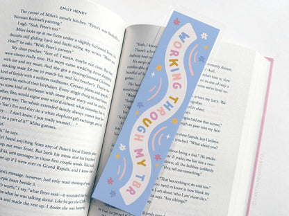 Working Through My TBR Laminated Bookmark