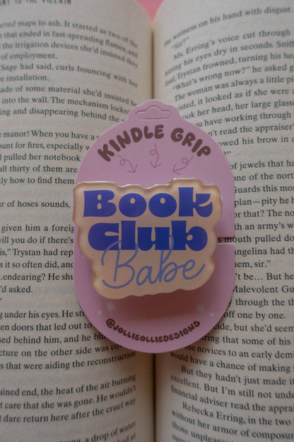 Book Club Babe Phone & Kindle Grip