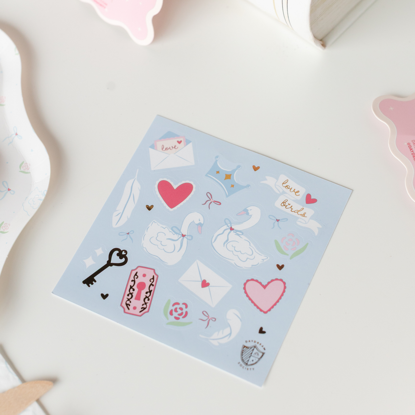 Love Birds Stickers