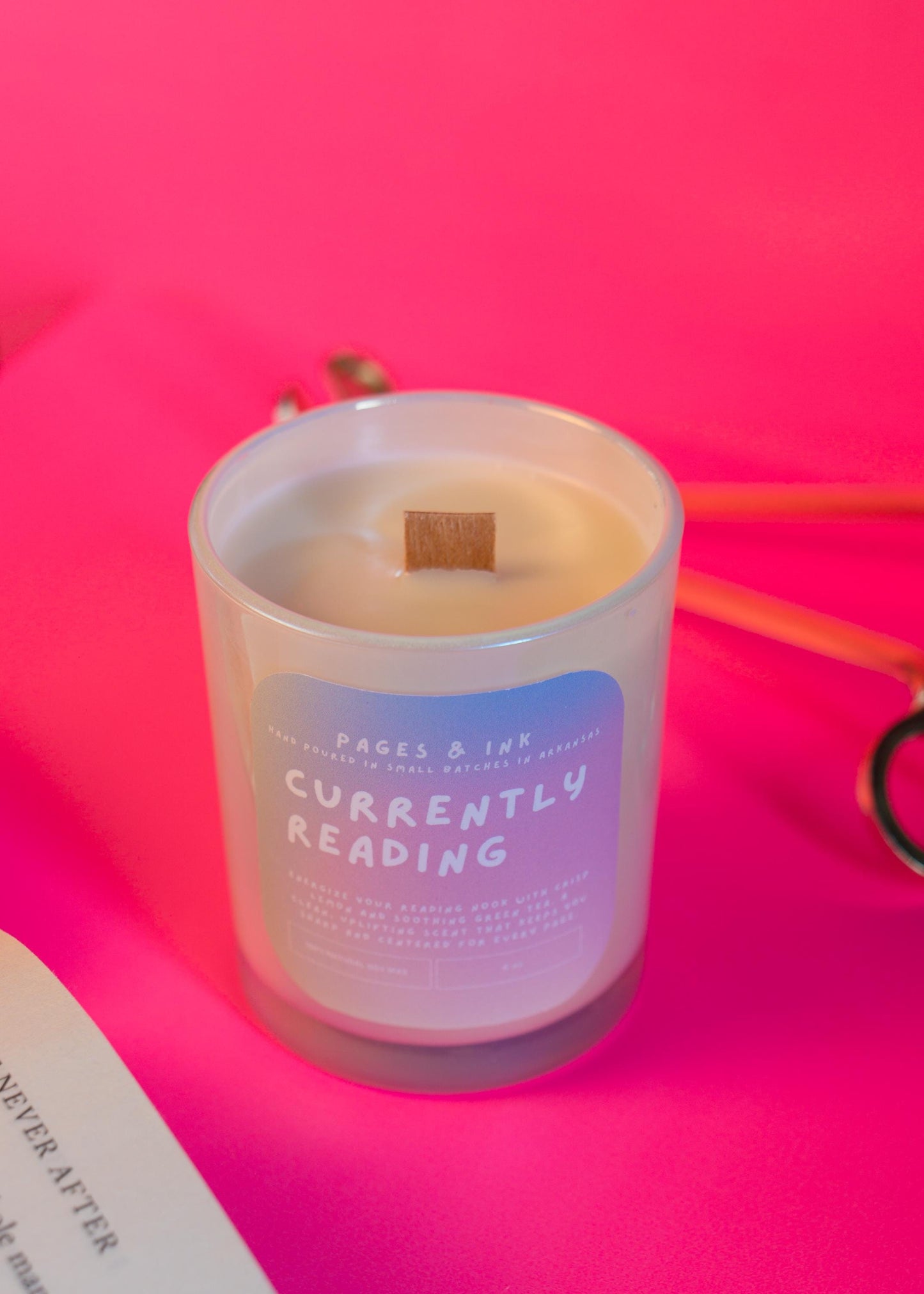 Currently Reading: Lemon & Green Tea Candle