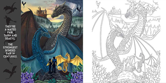 Fourth Wing: The Official Coloring Book by Entangled
