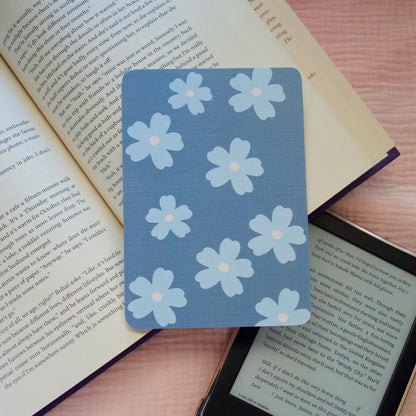 Light Blue Flowers Kindle Case Insert