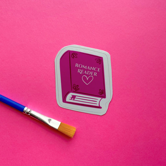 Romance Reader Sticker
