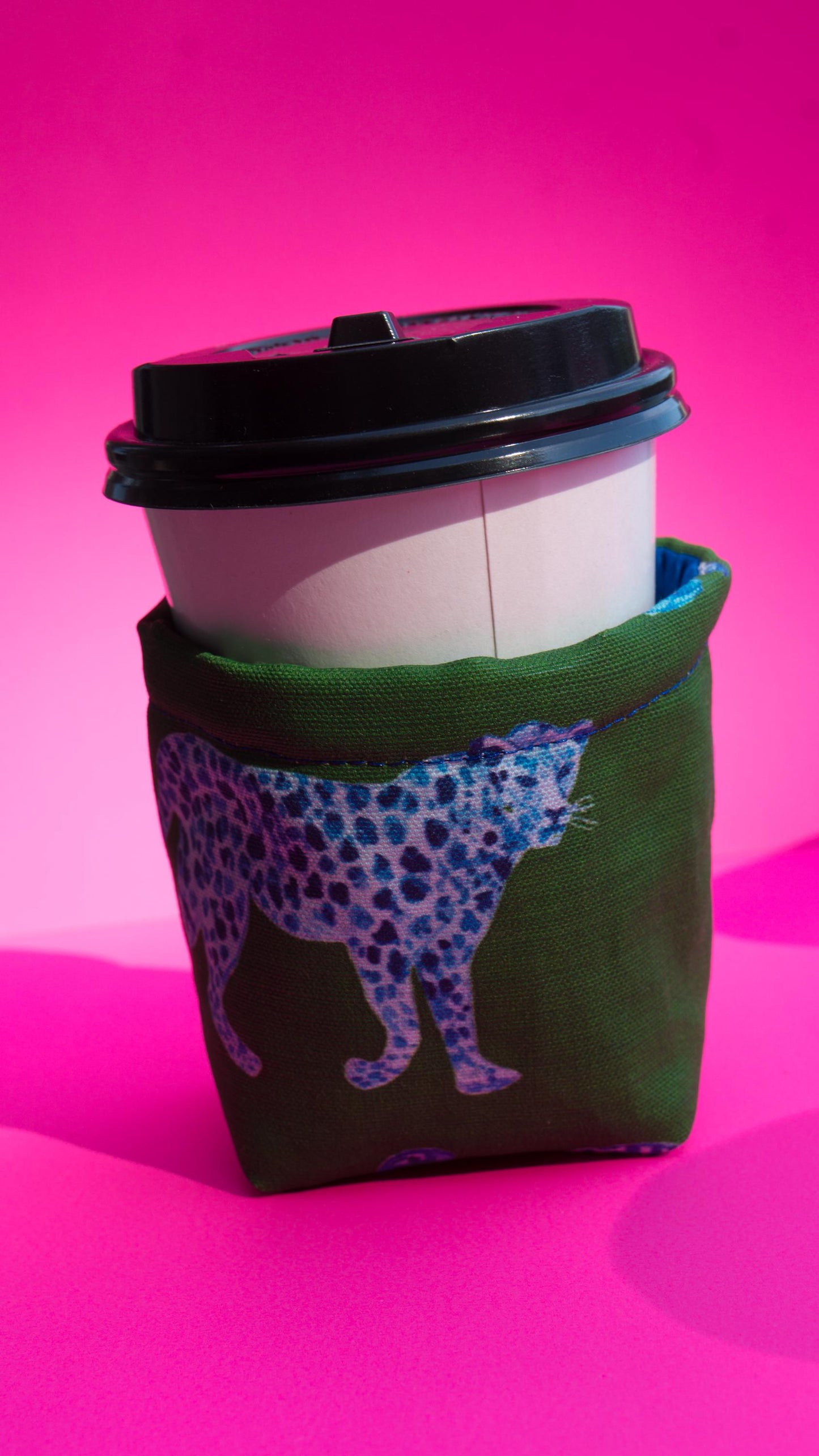 Hand-Sewn Quilted Coffee Cozy