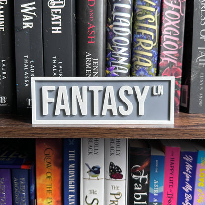 Fantasy Street Sign | Bookshelf Decor