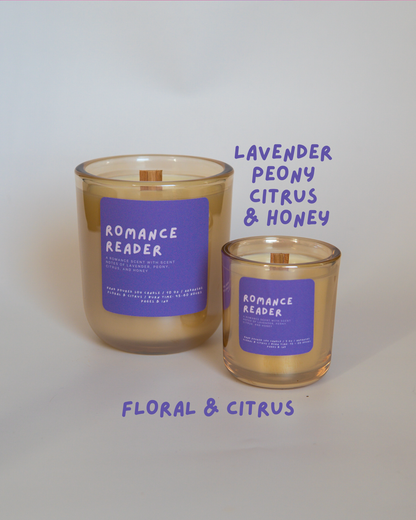 Romance Reader: Citrus & Floral Candle